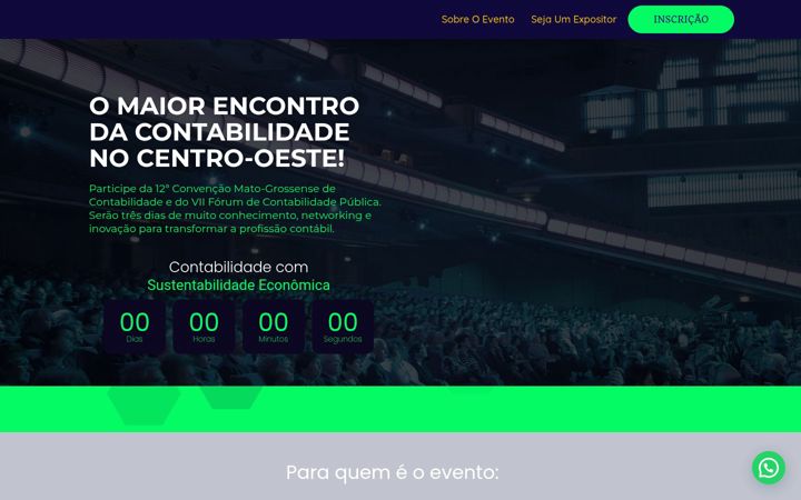 Screenshot di convencaocrcmt.com.br
