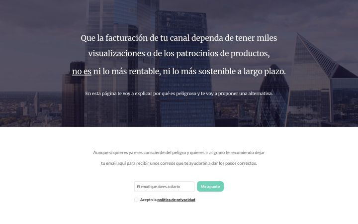 Screenshot of convenceyvenderas.com