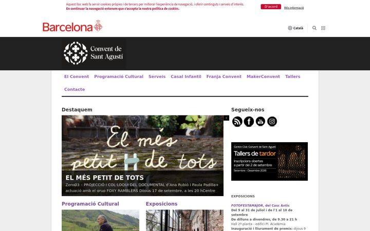 Screenshot of conventagusti.com
