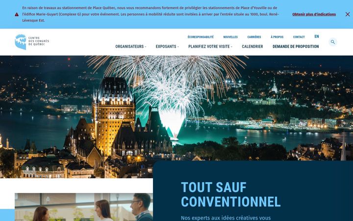 Screenshot of convention.qc.ca