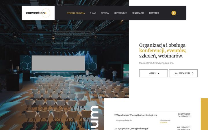 Skærmbillede af conventionplus.pl