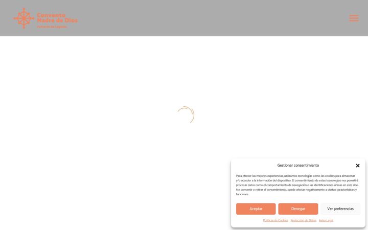 Screenshot of conventomadrededios.es