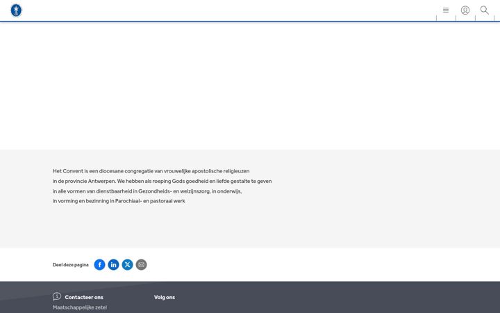 Screenshot of conventvanbetlehem.be