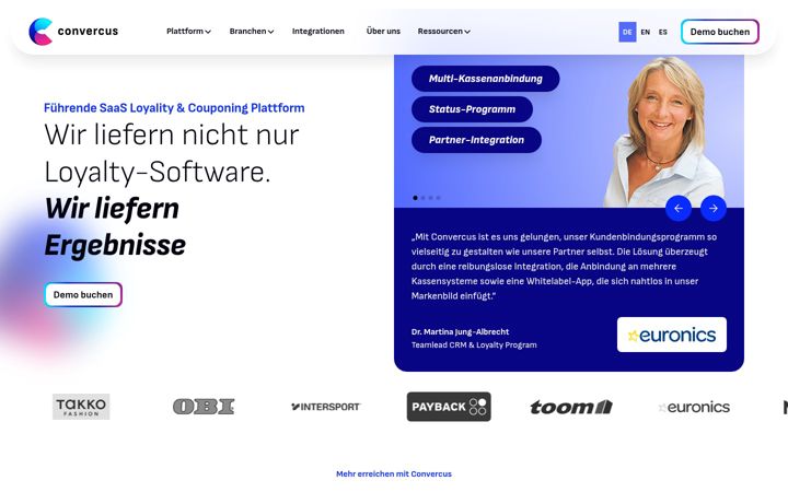 Screenshot of convercus.com