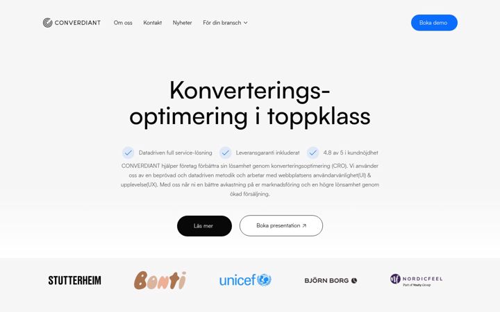 Screenshot von converdiant.com
