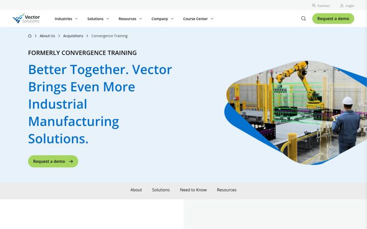 Zrzut ekranu convergencetraining.com