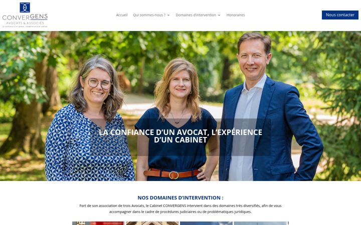 Skjermbilde av convergens-avocats.fr