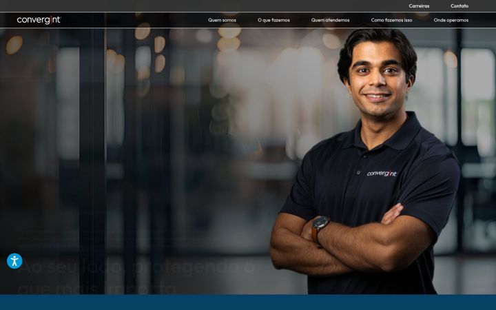 Screenshot of convergint.com.br