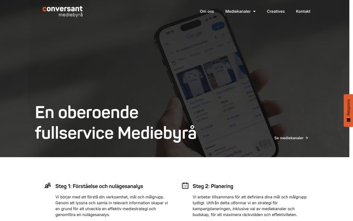Screenshot of conversant.se