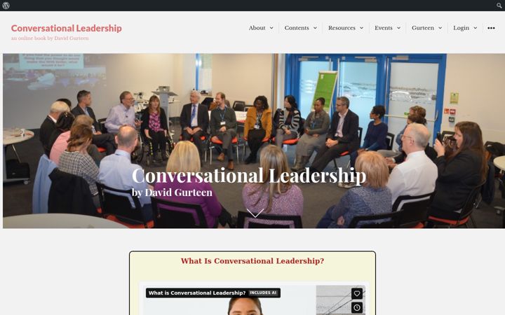 Screenshot ta' conversational-leadership.net
