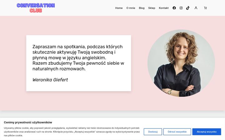 Screenshot του conversationclub.pl