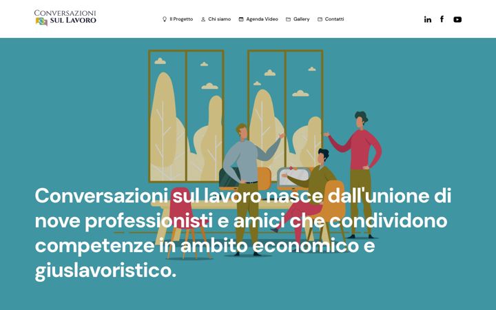 Screenshot of conversazionisullavoro.it