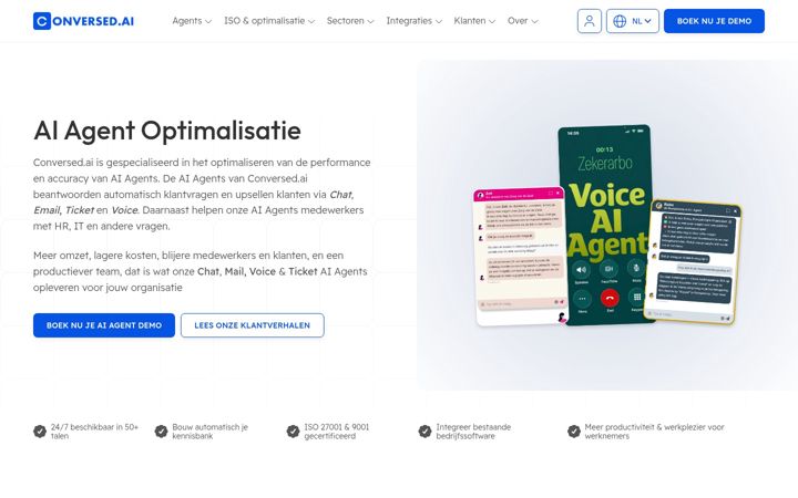 Screenshot of conversed.ai