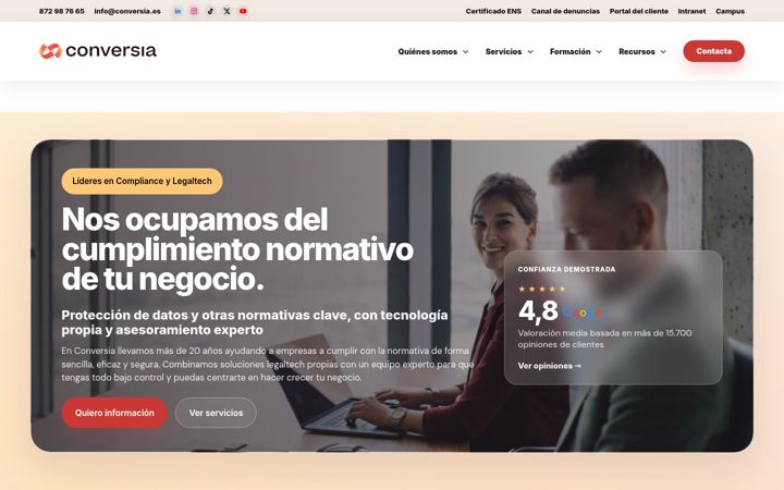 Képernyőkép: conversia.es
