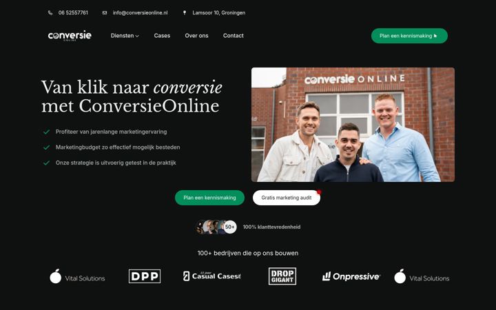 Screenshot of conversieonline.nl