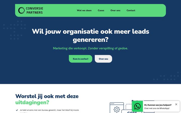 Screenshot of conversiepartners.nl