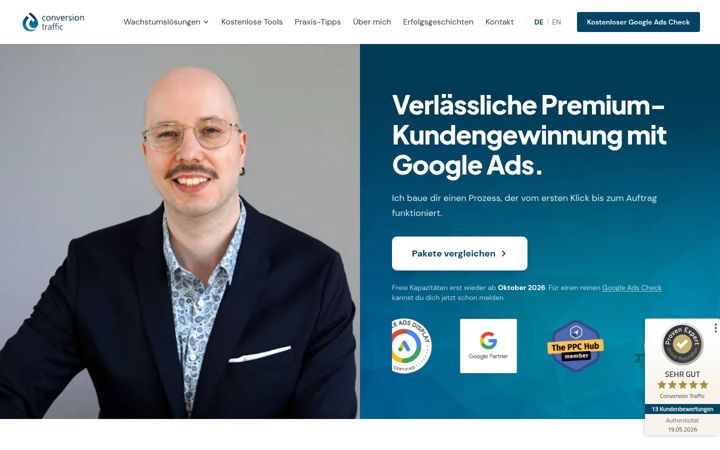 Screenshot of conversion-traffic.de