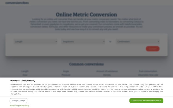 Screenshot of conversionvibes.com