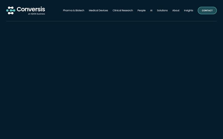 Screenshot of conversis.com
