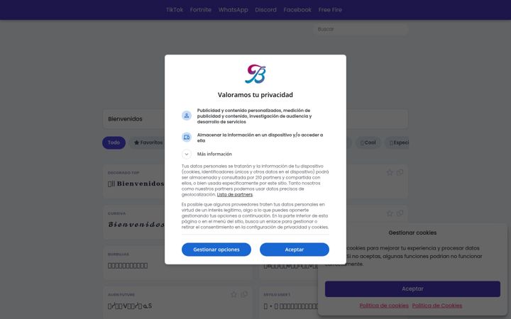 Screenshot of conversordeletrasbonitas.com