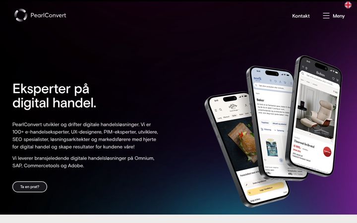 Screenshot of convert.no