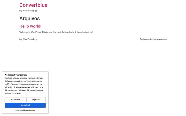 Screenshot of convertblue.com