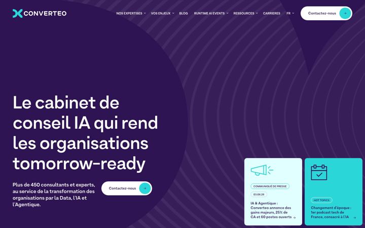 Screenshot of converteo.com