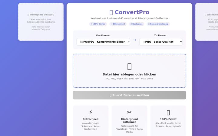 Screenshot of converter-pro24.com
