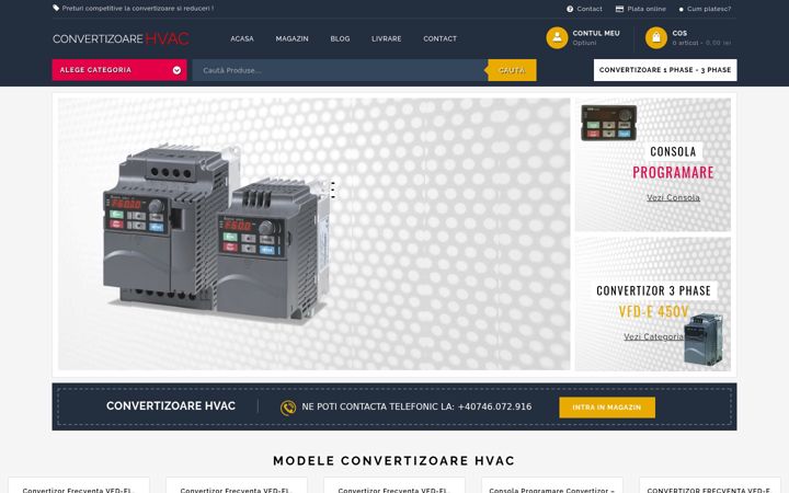 Screenshot of convertizoare-hvac.ro