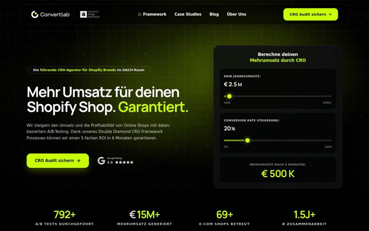 Screenshot ta' convertlab.net