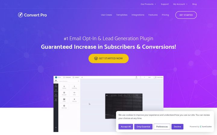 Screenshot of convertplug.com