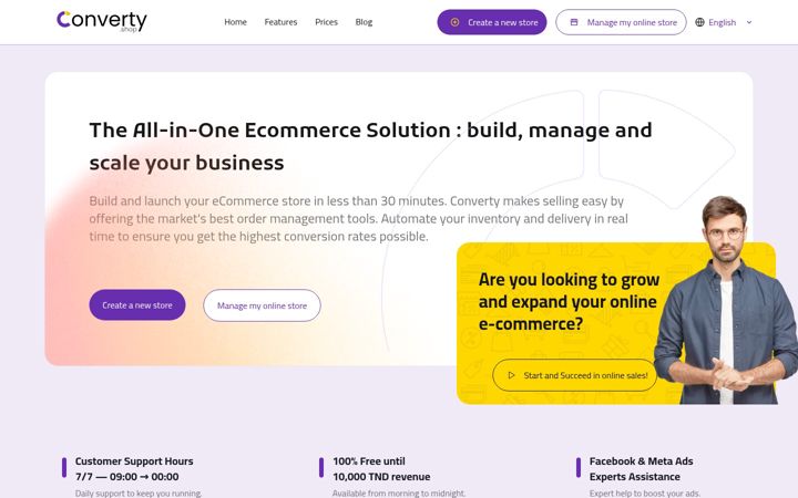 Screenshot of converty.shop