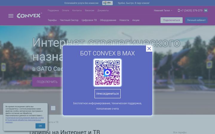 Screenshot of convex-tagil.ru