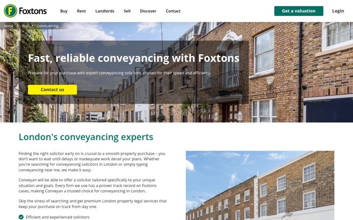 Screenshot di conveyan.co.uk