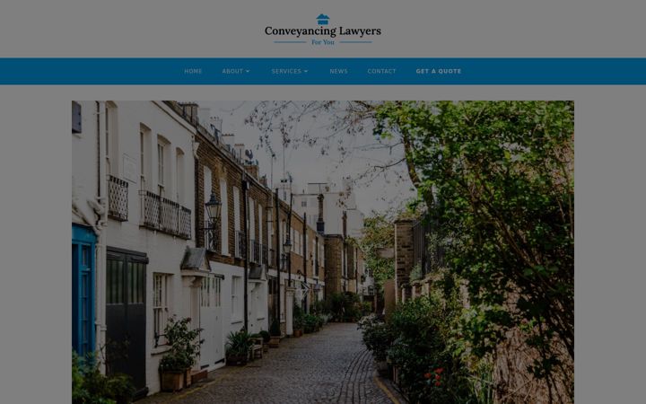 Screenshot of conveyancinglawyers4u.com