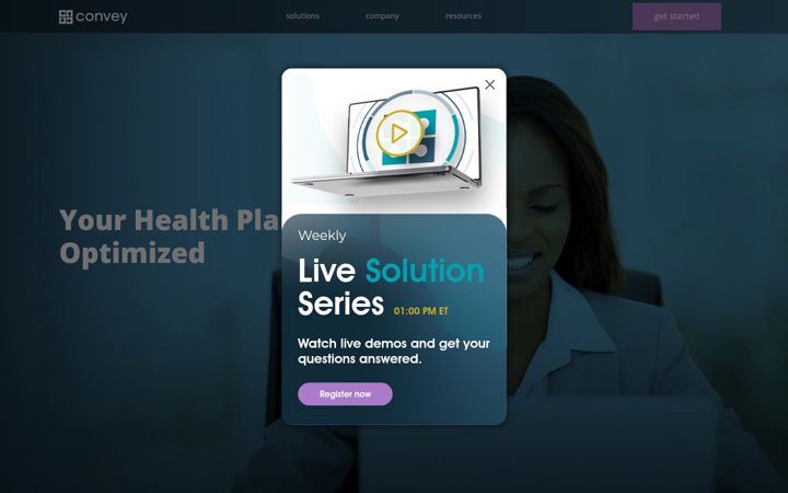 Screenshot of conveyhealthsolutions.com