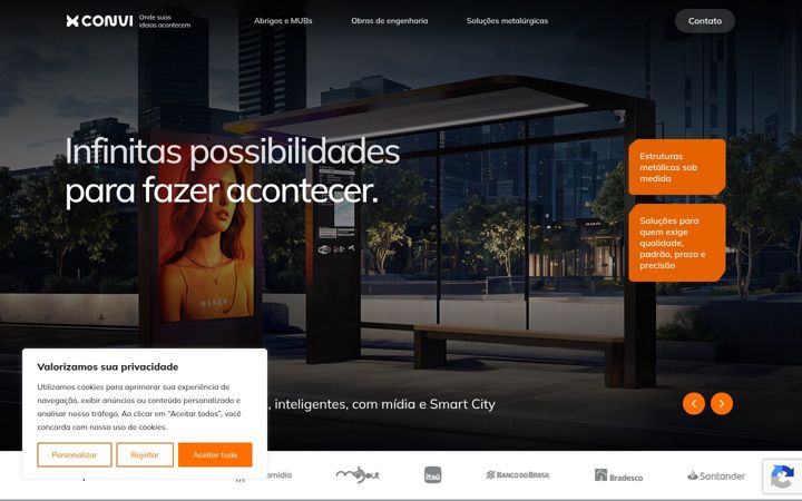 Screenshot of convi.com.br
