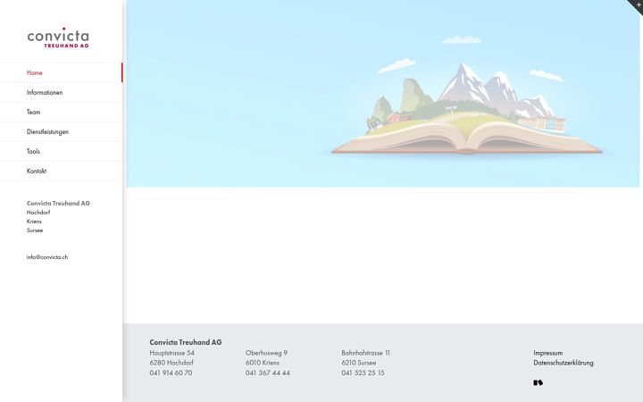 Screenshot of convicta.ch