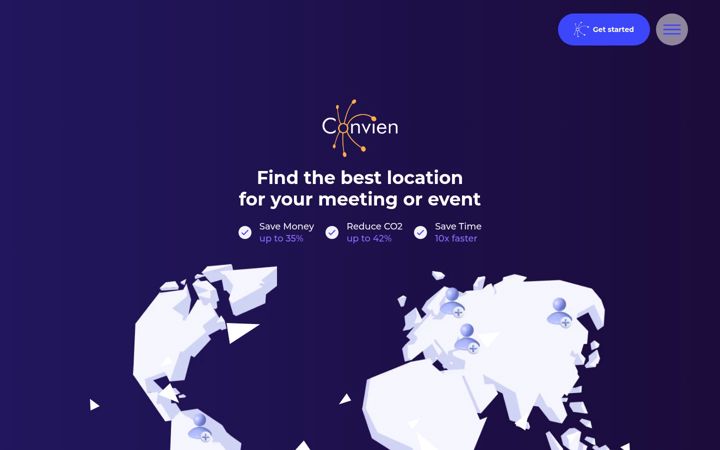 Screenshot of convien.com