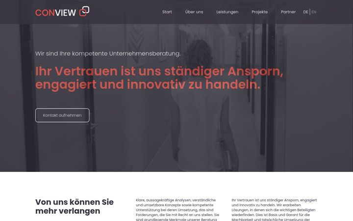 Screenshot of conview.de