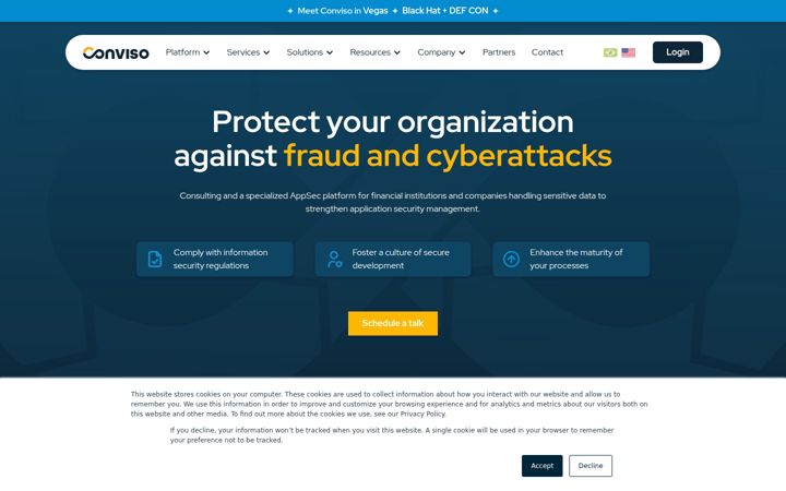 Screenshot of conviso.com.br
