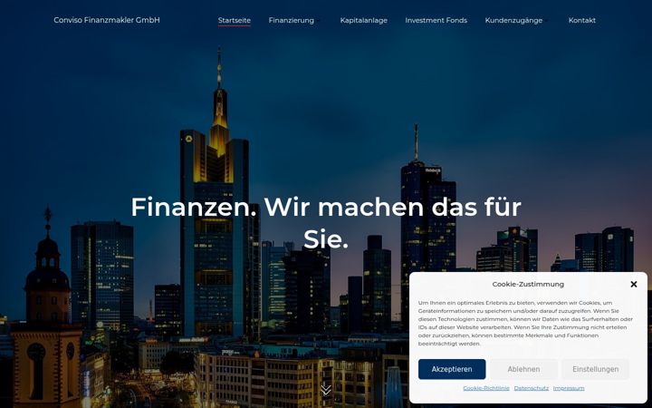 Screenshot of conviso.de