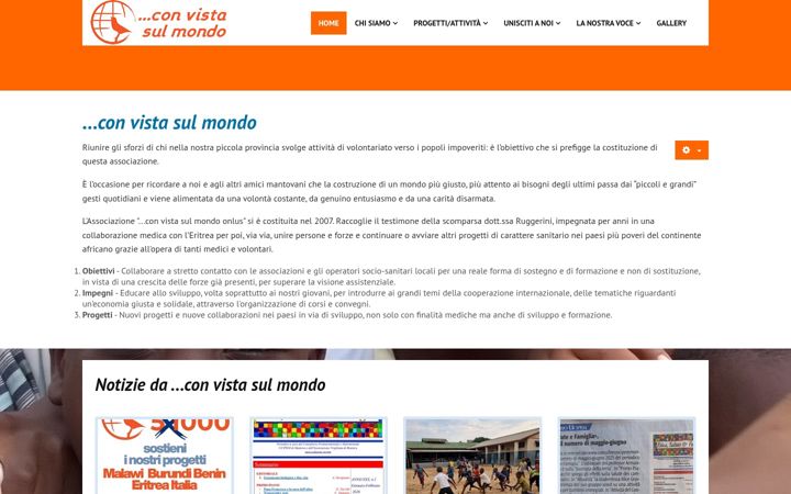 Screenshot of convistasulmondo.org