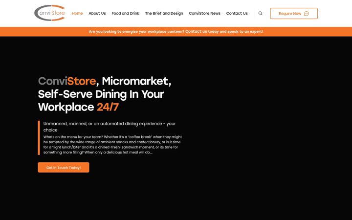Screenshot di convistore.co.uk