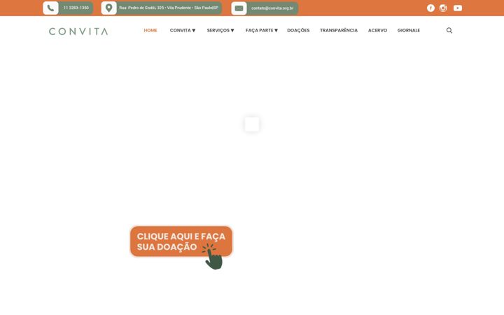 Screenshot von convita.org.br