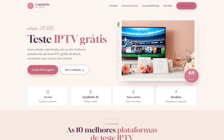 Screenshot von conviteriadaline.com.br