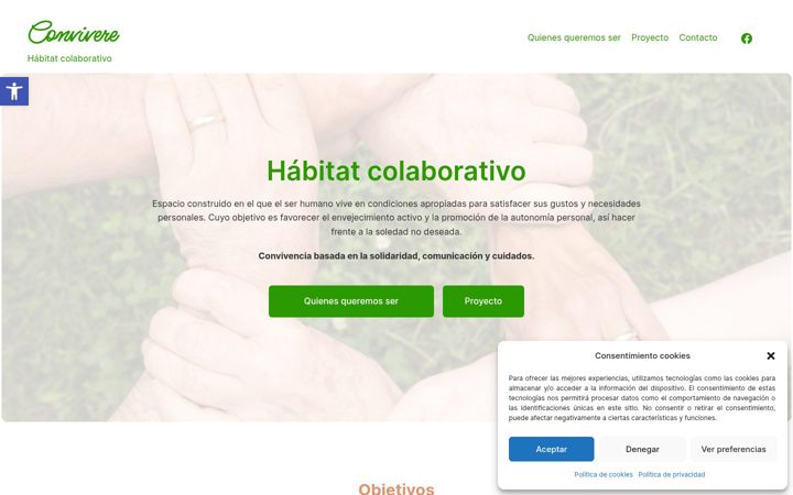 Screenshot of convivere.es