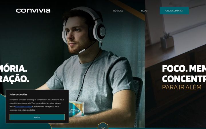 Screenshot von convivia.com.br