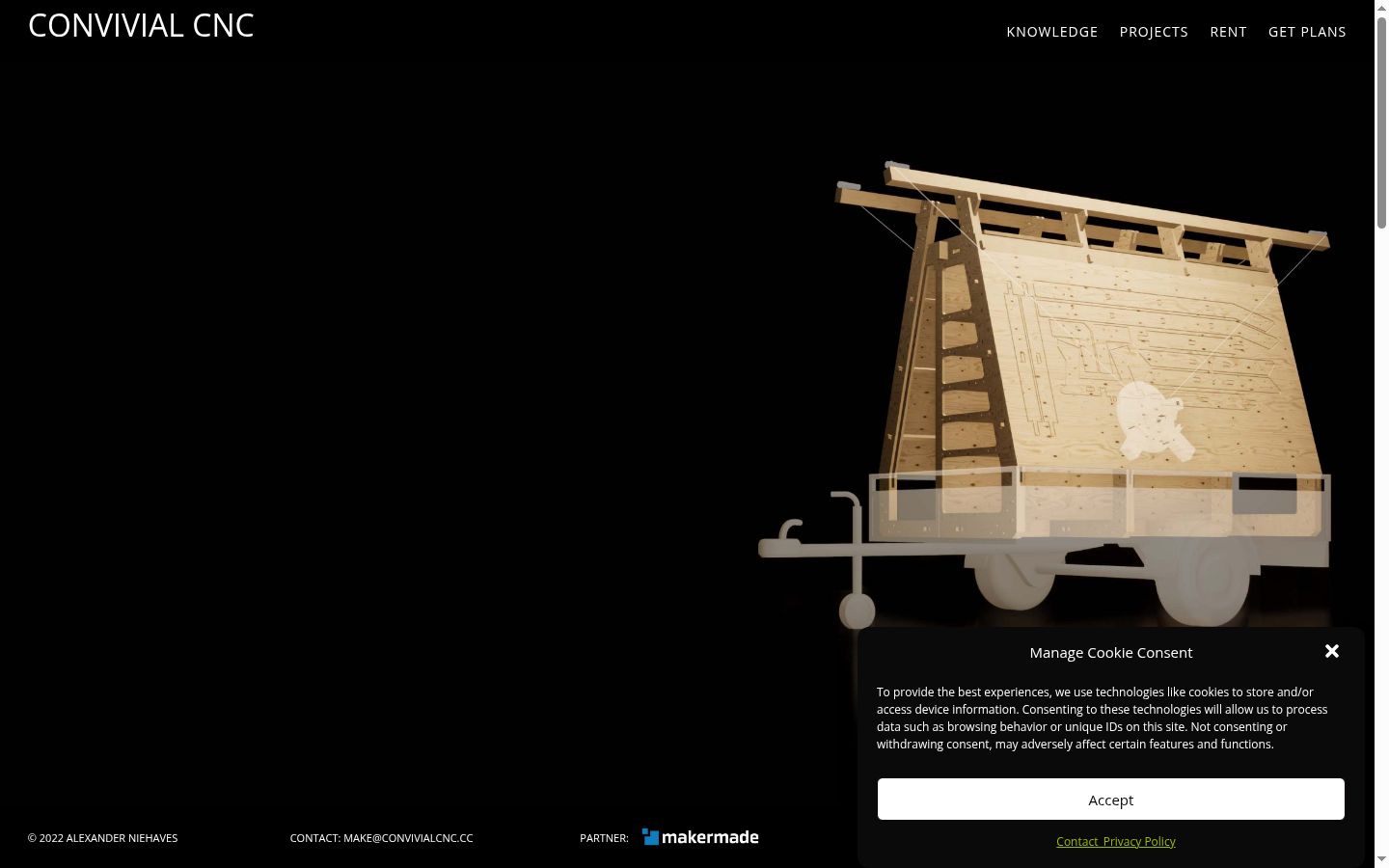 Screenshot des Einwilligungsbanners vor jeglicher Interaktion