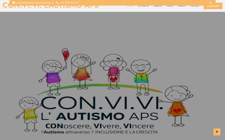 Screenshot of convivilautismoaps.it
